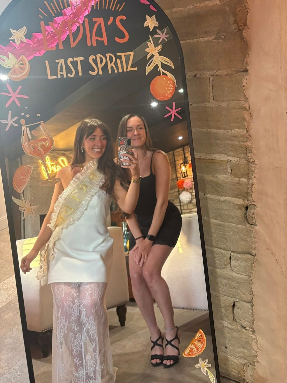 Beige Bride Hen Party Sash