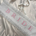 White Bride Hen Party Sash